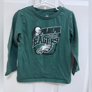 NFL Philadelphia Eagles Green T-Shirt, Size 4T